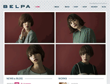 Tablet Screenshot of belpa.jp